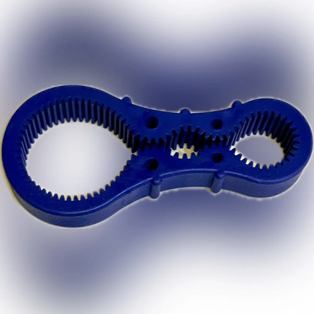 VTG MULTI BOTTLE JAR OPENER CLOSER BLUE TWIST EASE OPEN GRIPPER KITCHEN TOOL 7”